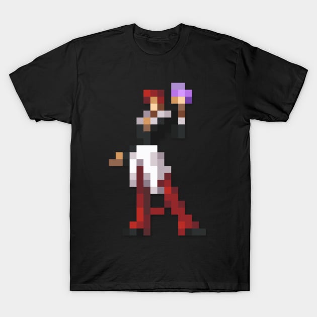 Iori low-res pixelart T-Shirt by JinnPixel